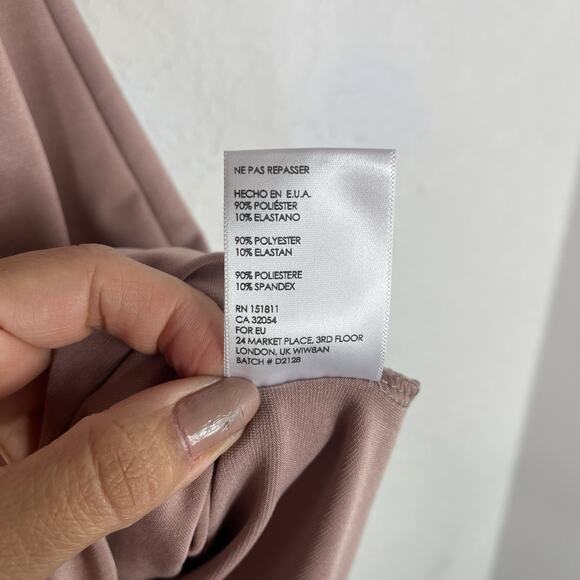 Silence + Noise Dust Pink Mini Dress Size S NWT Spring, summer, festival, casual - Picture 7 of 7